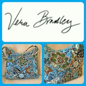 Vera Bradley Bali Blue Lisa B Shoulder Bag